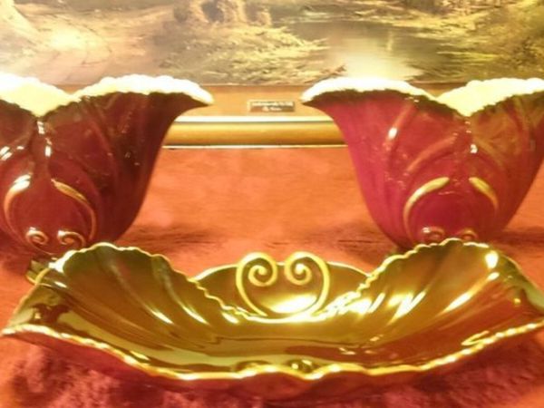 Carlton Ware England Rouge Royale 3 Pc. Collection - Main image