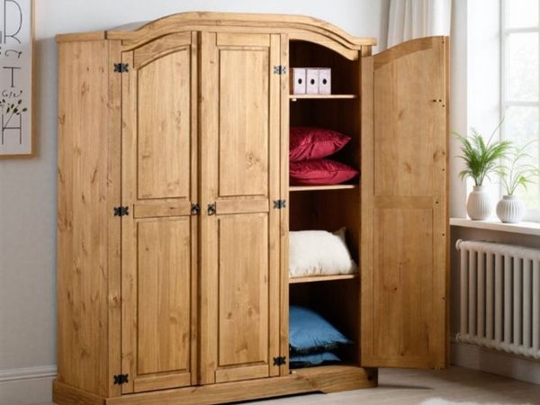Corona 3 Door Wardrobe - Main image