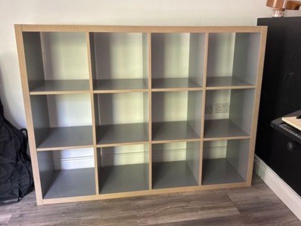 Ikea like storage units 4x3 grey finish - Main image