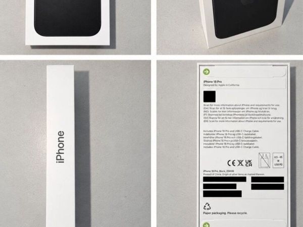 iPhone 18 Pro Black 256GB - Main image