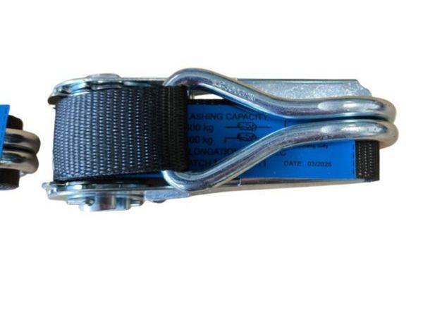 Lashing Ratchet Tie Down Straps - 25mm /3m /400kg - Main image