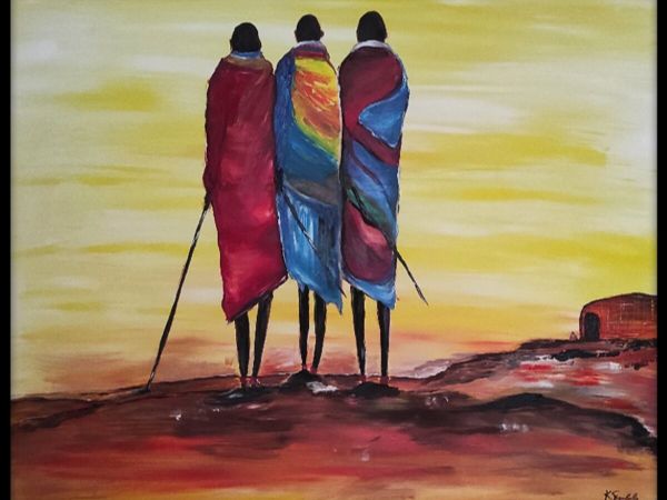 Acrylic painting on canvas - Main image