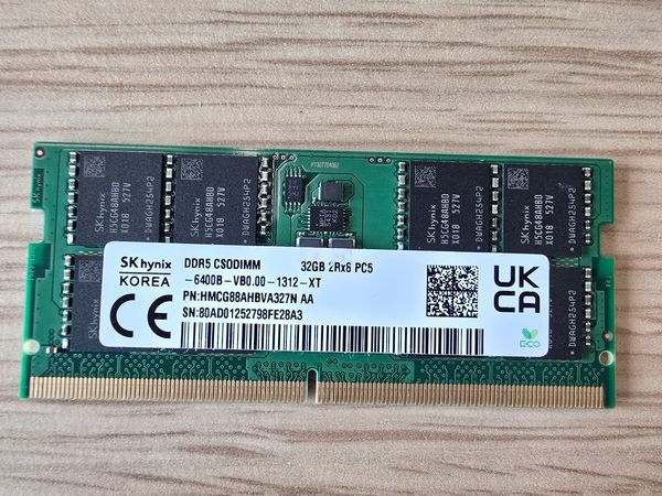 32gb DDR5 6400B SODIMM - Main image
