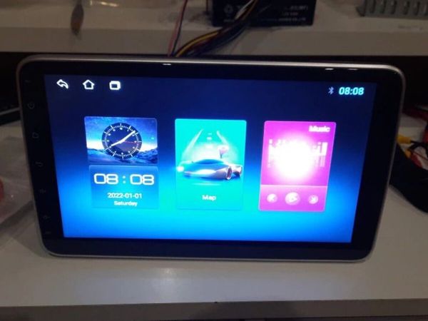 10.1" 1DIN Android radio for Car Van 4x4 Camper - Main image