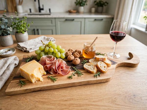 Handmade 65cm Walnut Live Edge Charcuterie Board - Main image