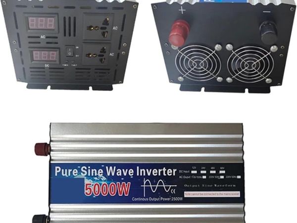 5000W Solar Power Inverter with LED - Main image