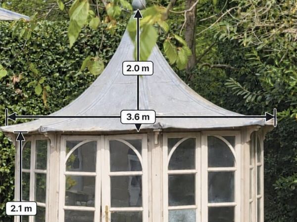 Bespoke Hardwood Garden Pavilion / Gazebo Lead - Main image