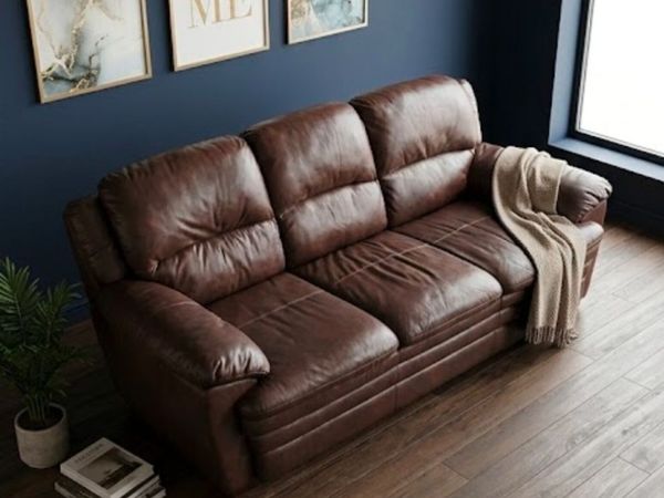 FREE 3 seater sofa faux leather - Main image