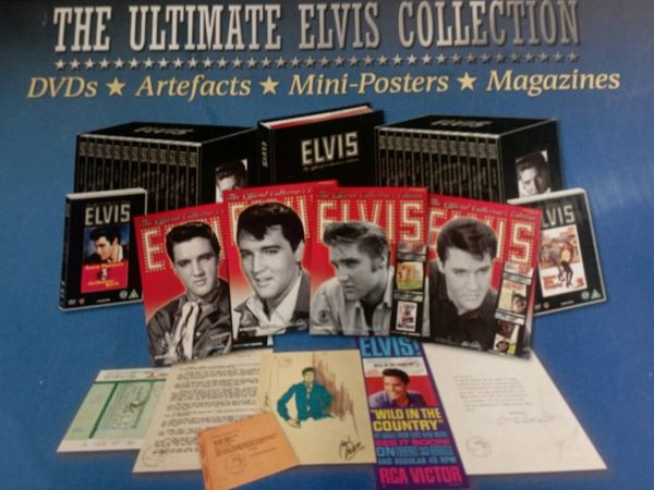 A COLLECTION OF ELVIS PRESLEY DVDs - Main image