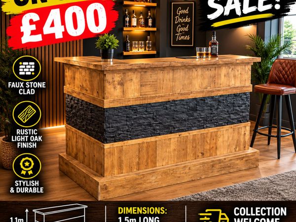 Rustic home bar - Main image