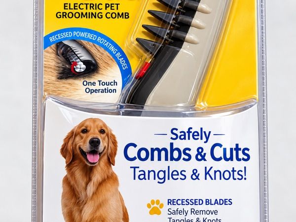 Knot Out Electric Pet Comb - Main image