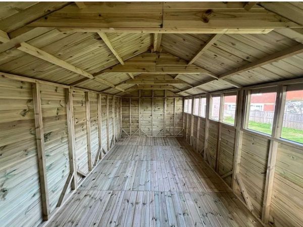 🌟 20×10 COOLA PREMIUM TIMBER APEX WORKSHOP SHED – - Main image