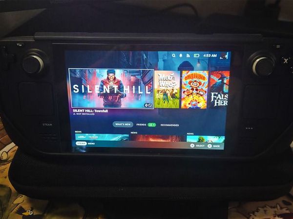 Steam Deck 64GB + 512GB SD + Protective Cover & Tempered Glass + Carry Case - Main image