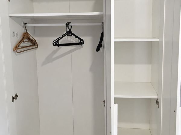 IKEA Brimnes 3-door wardrobe with mirror - Main image