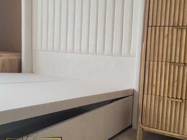 bed frame and headboard, free delivery - Main image