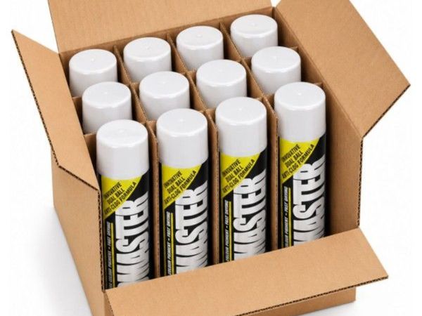 Line Marker Spray Paint White BOX OF 12 - Main image