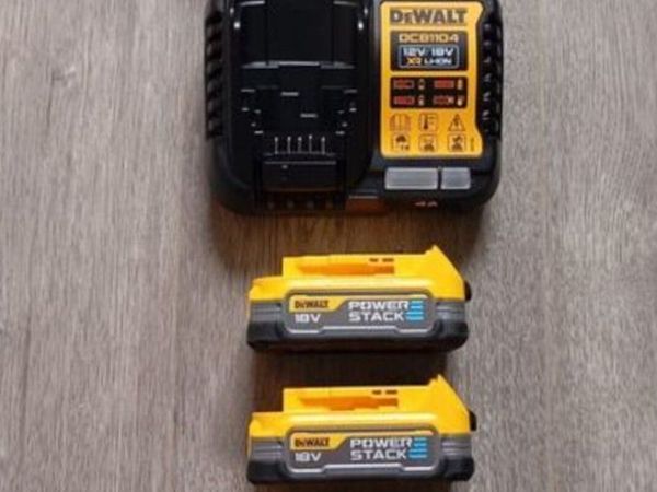 DeWalt Batteries & Charger (New) - Main image