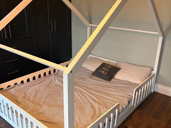 Double House Bed - White - Main image