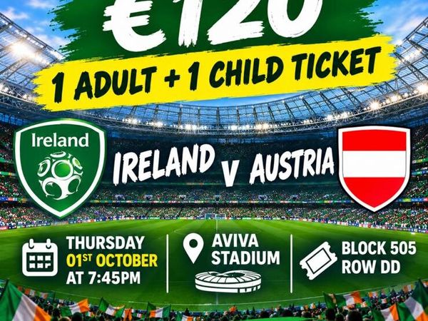 Ireland v Austria Tickets - Main image