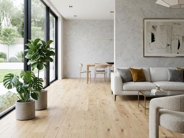 Artisan Solid Oak Lacquered Flooring - Main image