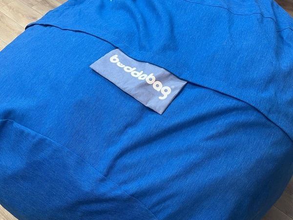 Blue Buddabag bean bag chair - Main image