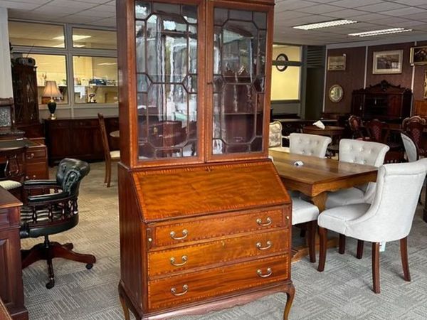 Fabulous Edwardian mahogany writing bureau - Main image