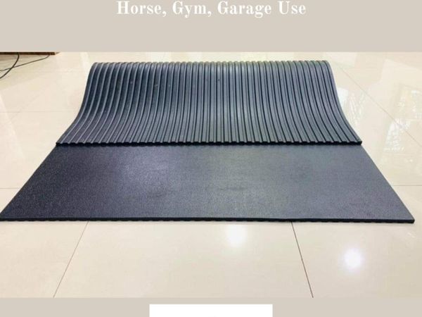 6ft x 4ft x 12mm Heavy Duty Rubber Mat – Amoebic - Main image