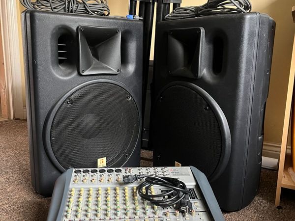 The Box PA502P Speakers (x2) with Stands + t.mix P - Main image