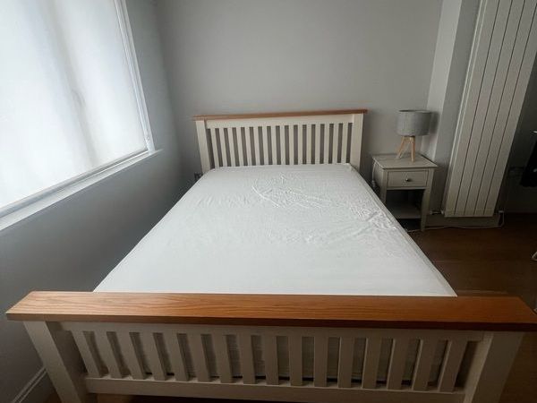 Double Bed Frame with Mattress - Main image
