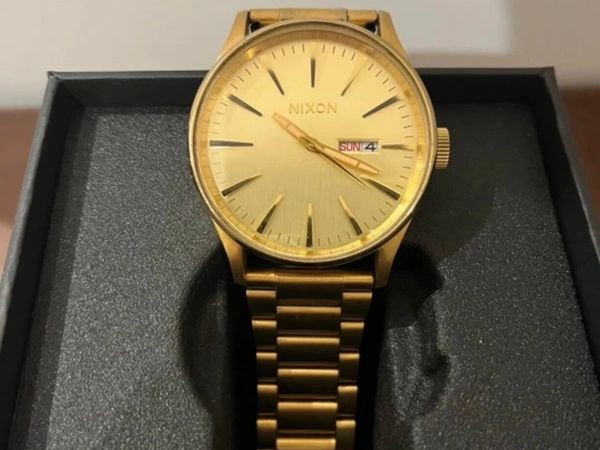 Nixon Sentry SS Gold Watch - Main image