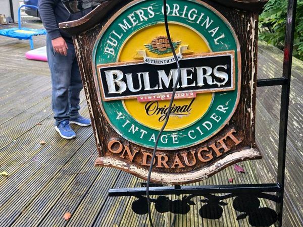 Original Bulmers Vintage double sided sign - Main image