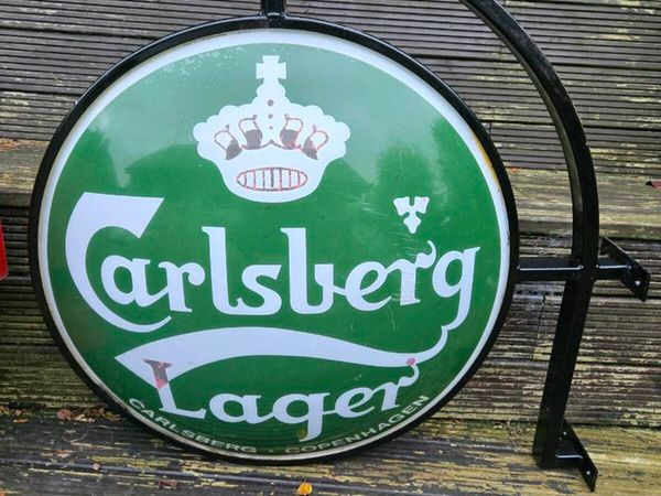 Original Carlsberg double sided pub sign - Main image