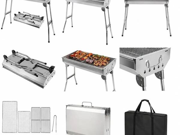 Small Portable Charcoal Barbecue Grill - Main image