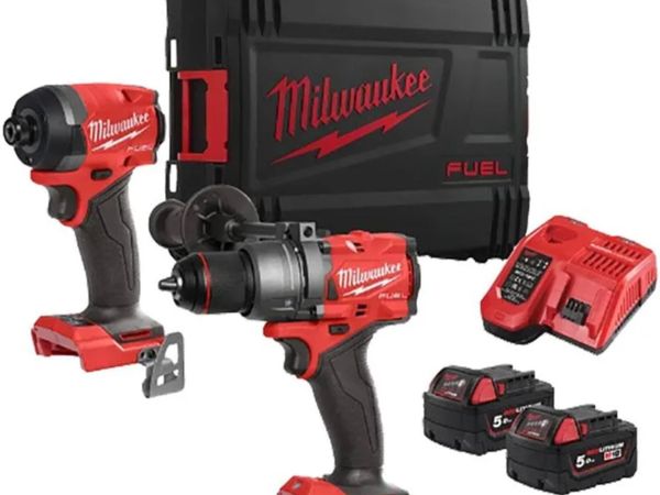 Milwaukee 18v FUEL Drill & Impact Driver Kit - New - Main image