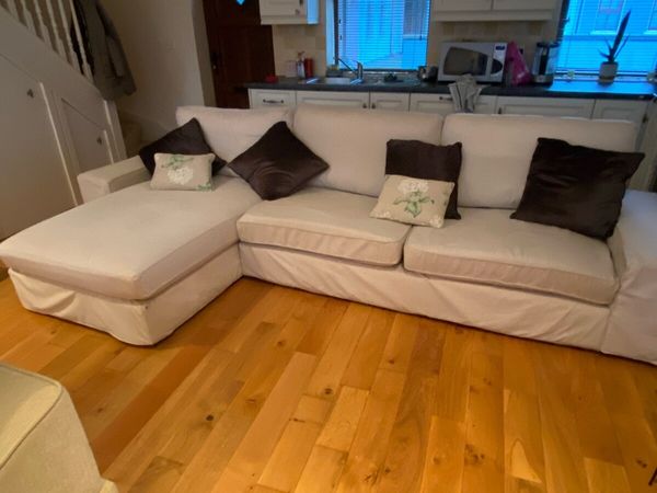 IKEA L shaped Couch with Brand new unopened covers - Main image