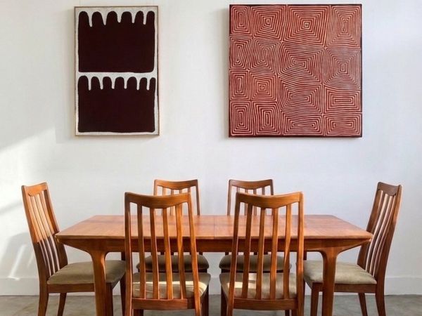 Teak McIntosh Extending Table + 6 G Plan Chairs - Main image