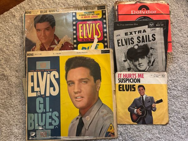 Elvis LP’s and singles - Main image
