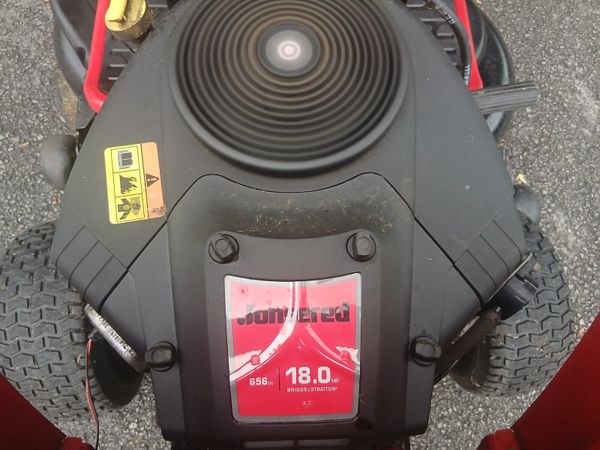 Ride on lawnmower 18hp twin cylinder - Main image
