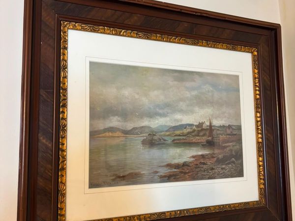 Pair of Framed Irish Landscape Prints - Main image