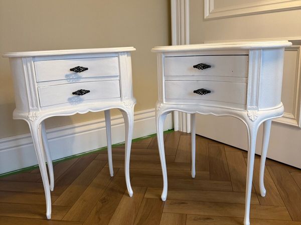 Antique Bedside Lockers x 2 For Sale - Main image
