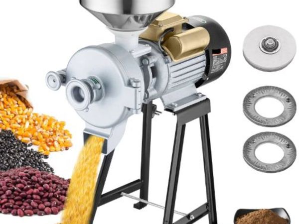 Electric Grain Mill Grinder, 3000W Spice Grinders, - Main image