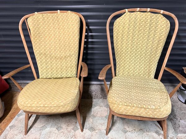 2 Vintage/Retro Style “Ercol” Fireside Chairs - Main image