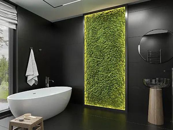 Black Matt 60x120cm Tiles by Baldocer - Main image