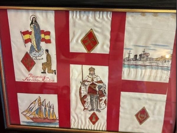 Original Spanish Military Art on Linen - Main image