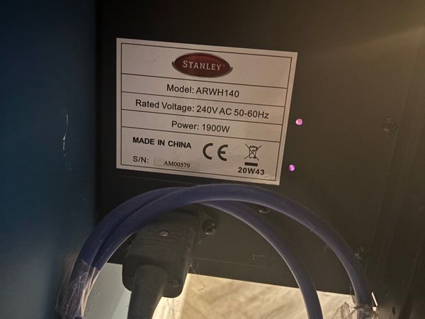 Stanley ARWH 140” model Electric wall heater - Main image