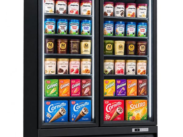 Premium Double Glass Door Freezers - Main image