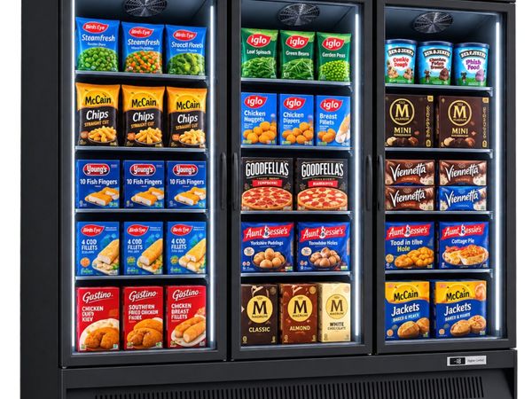 Premium 4 Door Glass Freezer - Main image