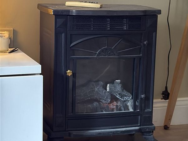 Stove electric fire heavy, remote to control - Main image