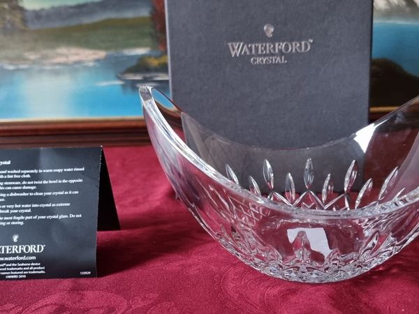 NewInBox Waterford Crystal Lismore 9" Ellipse Bowl - Main image