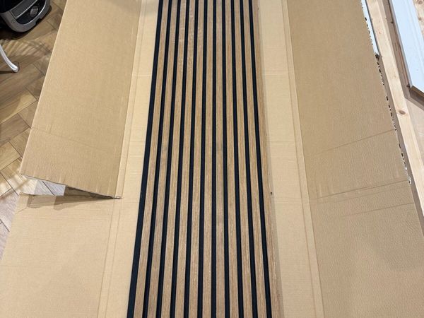 Oiled Oak Acoustic Wall Panelling - Main image